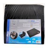 ProPlus Wigvormig zitkussen - drukvaste schuimstof - afneembare hoes - 37 x 37 x 8 cm - zwart