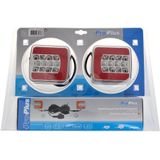Pro Plus Aanhangerverlichtingsset LED met Magneten - 7.5 en 2.5 meter Kabel - 13 Polige Stekker