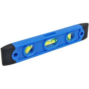 ProPlus Waterpas - met magneet bevestiging - 25 cm - 3 libellen - blauw - kunststof - Waterpassen