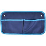 Pro Plus Camping Organizer met Ophangogen - Blauw - 2 Vaks - 40 x 20 cm