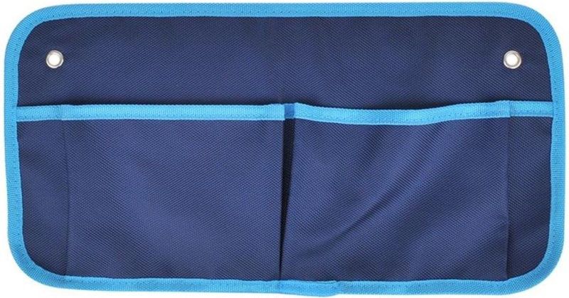 Pro Plus Camping Organizer met Ophangogen - Blauw - 2 Vaks - 40 x 20 cm