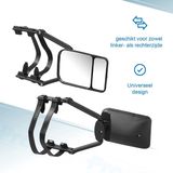 ProPlus - Caravanspiegel Duo - Opzetspiegel - Verstelbaar - Universeel - Zwart