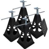 Pro Plus Steunenset van Kunststof 750 kilo. - 4 stuks