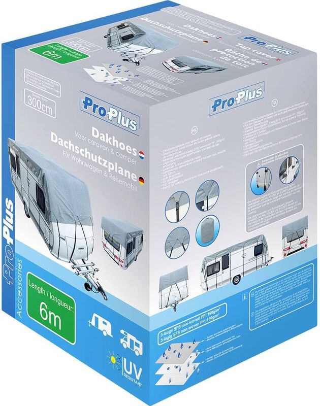 ProPlus - Universele Dakhoes - 6 x 3 Meter - Ademend en UV-gestabiliseerd