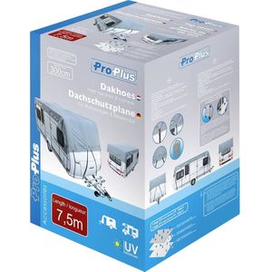 ProPlus Universele dakhoes - ademend - 7,5 x 3 meter - UV-gestabiliseerd - incl. draagtas
