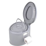 ProPlus Draagbaar campingtoilet - 7 liter - lichtgewicht - grijs