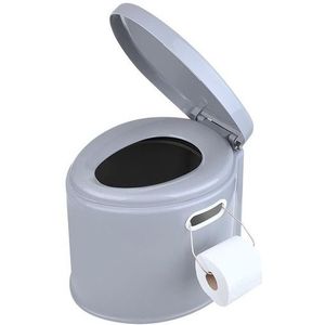 Pro Plus Draagbaar Camping Toilet - 7 Liter - Grijs