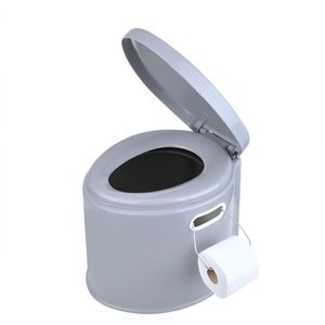 ProPlus Draagbaar campingtoilet - 7 liter - lichtgewicht - grijs