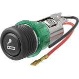 Pro Plus Sigarettenaansteker met Verlichting - Inbouwdoos - 12 Volt - Universeel - Ø 28 mm