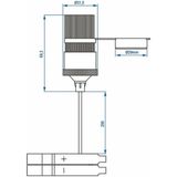 Pro Plus Sigarettenaanstekerdoos met Accuklemmen - 12 Volt en 24 Volt - 16A