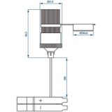 Pro Plus Sigarettenaanstekerdoos met Accuklemmen - 12 Volt en 24 Volt - 16A