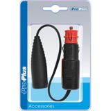 Pro Plus Verloopkabel van Sigarettenaanstekerplug naar DIN Stekkerdoos - 25 cm