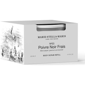 Marie-Stella-Maris - Poivre Noir Frais - Body Scrub - Natuurlijke Ingrediënten