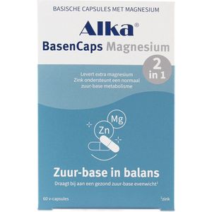 Alka BasenCaps Magnesium - Basische Capsules met Magnesium - 60 Caps