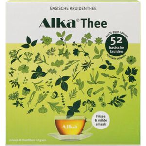 Alka® Thee - Basische Kruidenthee - 48 Filterzakjes - 52 Soorten Kruiden