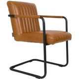 DUTCHBONE Armchair Stitched Cognac