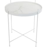 Zuiver - Side Table Cupid Marble White - Wit