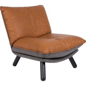 Zuiver Lazy Sack - Fauteuil - Cognac