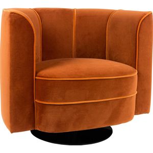 Dutchbone Flower Fauteuil - Oranje