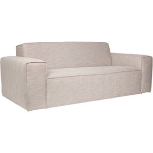 Zuiver Bank Bor 2.5-zits B200 cm - Stof Bruin | Comfortabele en stoere 2,5-zitsbank | Moderne sofa met strakke lijnen