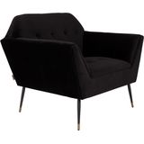 DUTCHBONE Lounge Chair Kate Black