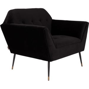 Dutchbone Kate - Fauteuil - Zwart