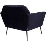 DUTCHBONE Lounge Chair Kate Deep Blue