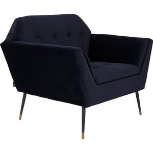 DUTCHBONE Lounge Chair Kate Deep Blue