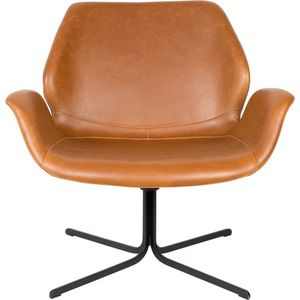 Zuiver Nikki Loungestoel Bruin