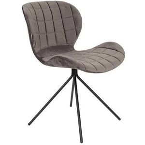ZUIVER Chair Omg Velvet Grey