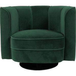 DUTCHBONE Lounge Chair Flower Green