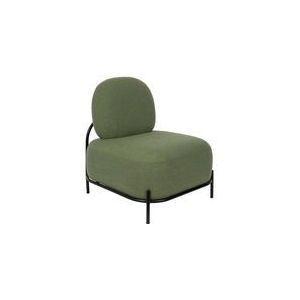 Loungestoel White Label Living Polly Green