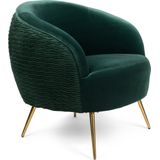 Bold Monkey So Curvy Fauteuil - Donkergroen