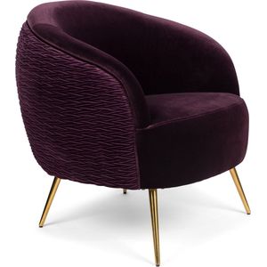 BOLD MONKEY So Curvy Lounge Chair Purple