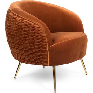 BOLD MONKEY So Curvy Lounge Chair Orange