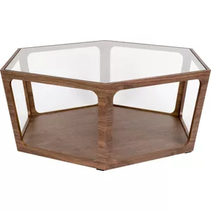 Salontafel Blackwood | 130x70 | Zwart Eiken
