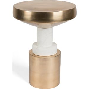 BOLD MONKEY Chunky Footed Side Table Gold