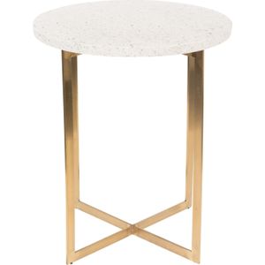 ZUIVER Side Table Luigi Round Wit