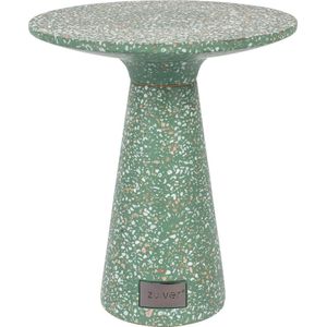 Zuiver Victoria Bijzettafel Rond 41 cm Terrazzo Groen