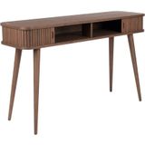 Zuiver Barbier Sidetable - B120 X D35 X H74 Cm - Walnoot Hout