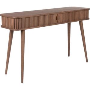 Zuiver Barbier Sidetable - B120 X D35 X H74 Cm - Walnoot Hout