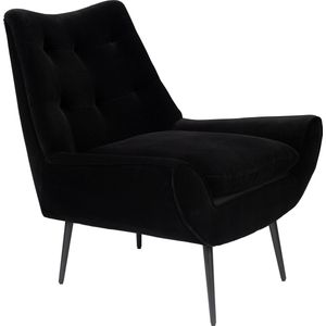 DUTCHBONE Lounge Chair Glodis Nero