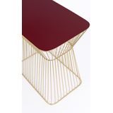 BOLD MONKEY No Offence Side Table Wine Red