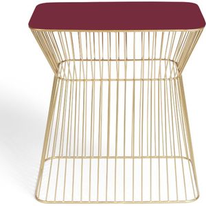 BOLD MONKEY No Offence Side Table Wine Red