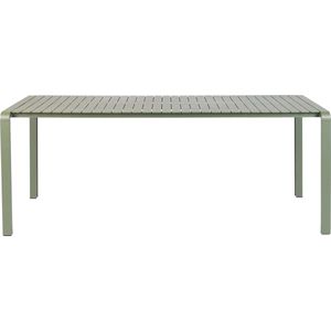 Zuiver Vondel Tuintafel 214x97 cm Aluminium Groen