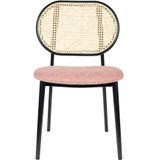 ZUIVER CHAIR SPIKE NATURAL/PINK
