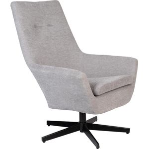 Loungestoel White Label Living Bruno Light Grey