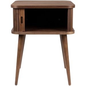 Bijzettafel Zuiver Barbier Side Table Walnut