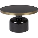 Zuiver Glam Salontafel Rond 60 cm Zwart/ Goud