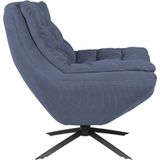 Dutchbone Vince Fauteuil - Blauw